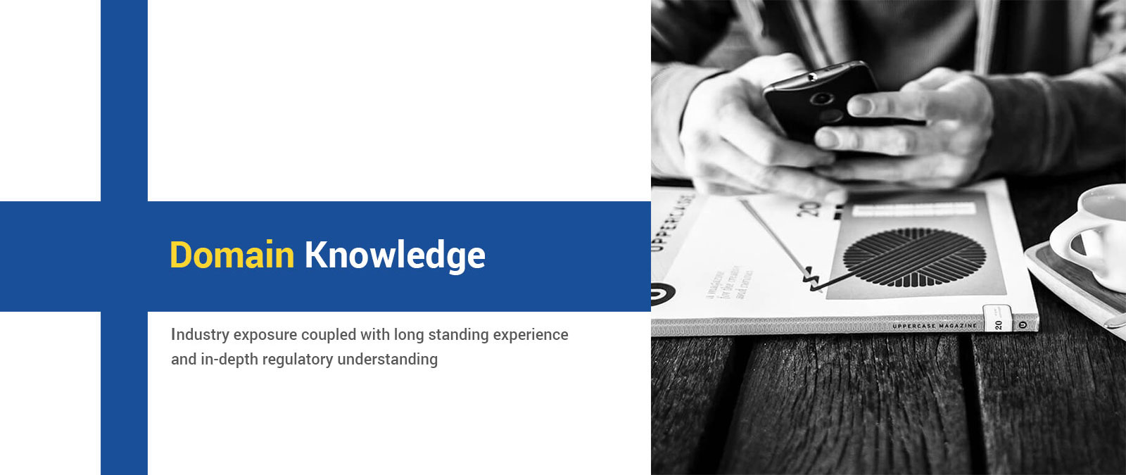 Strong Domain Knowledge - Strong industry exposure coupled with long standing experience and in-depth regulatory understanding